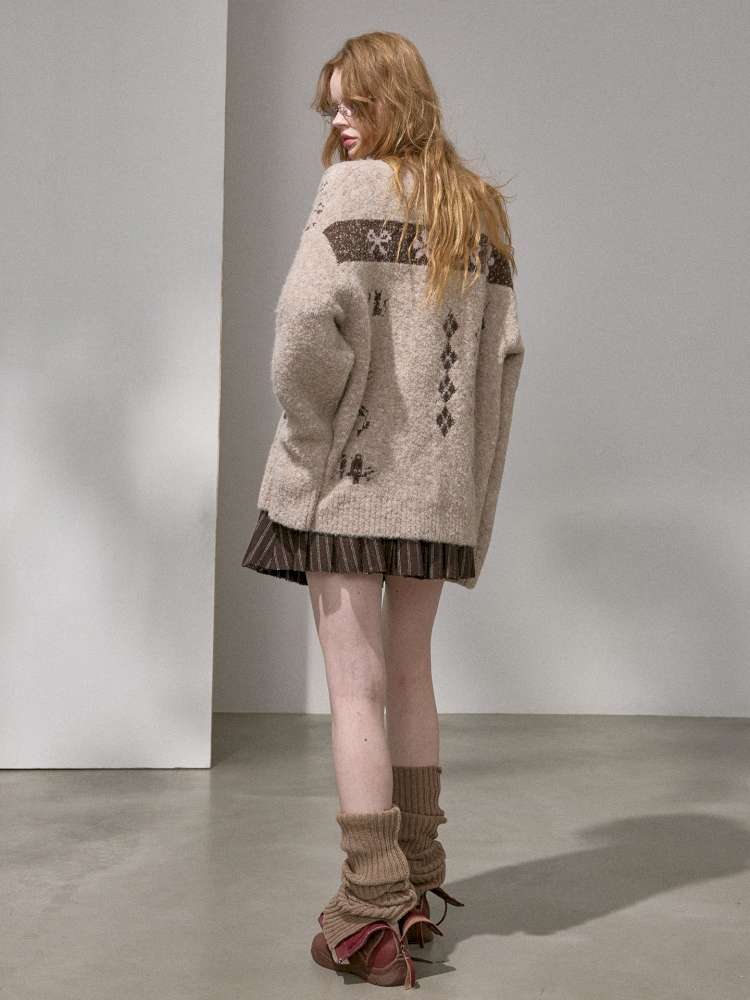 Fair Island Knitted Cardigan【s0000015225】