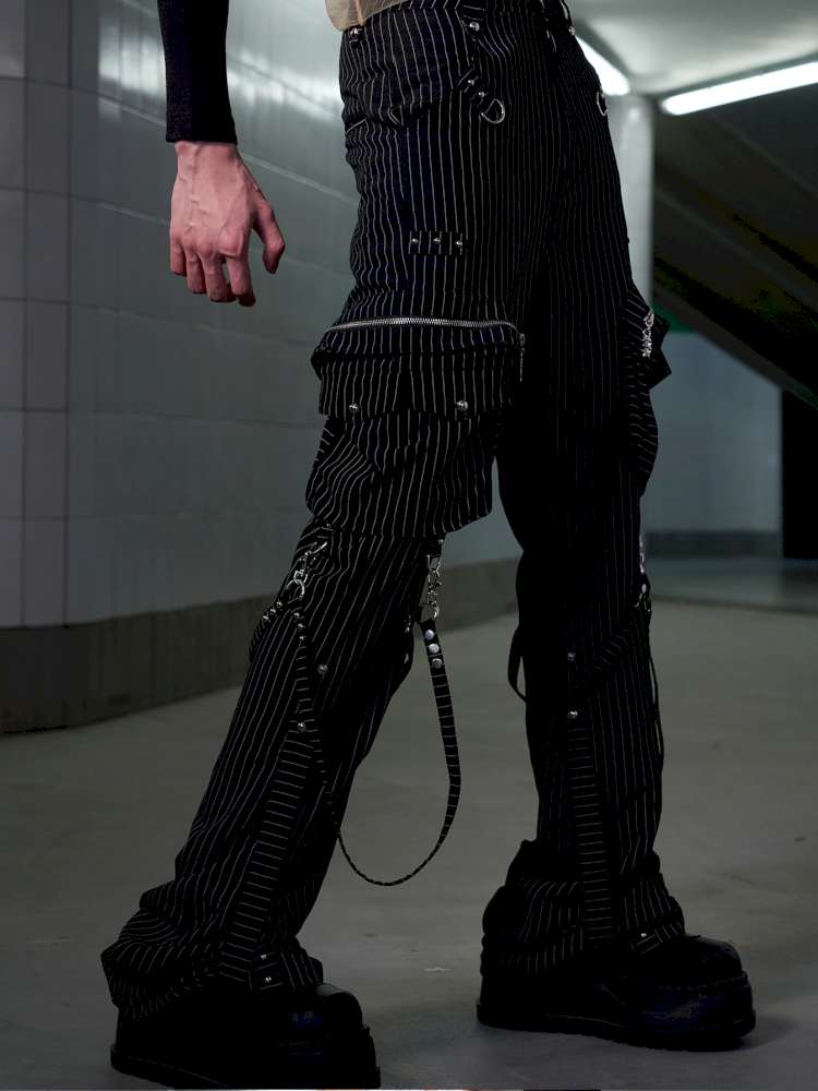 Stacked Striped Pants【s0000014643】