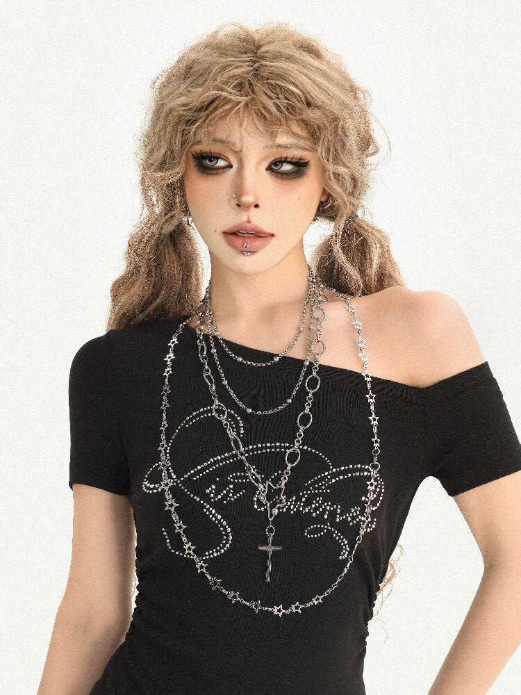 Vintage Star Layered Sweater Chain【s0000019001】
