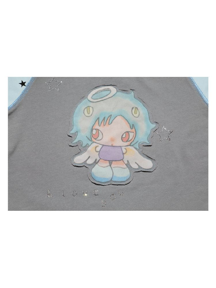 Star Plunge Short Sleeve T-Shirt【s0000012198】