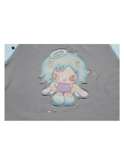 Star Plunge Short Sleeve T-Shirt【s0000012198】