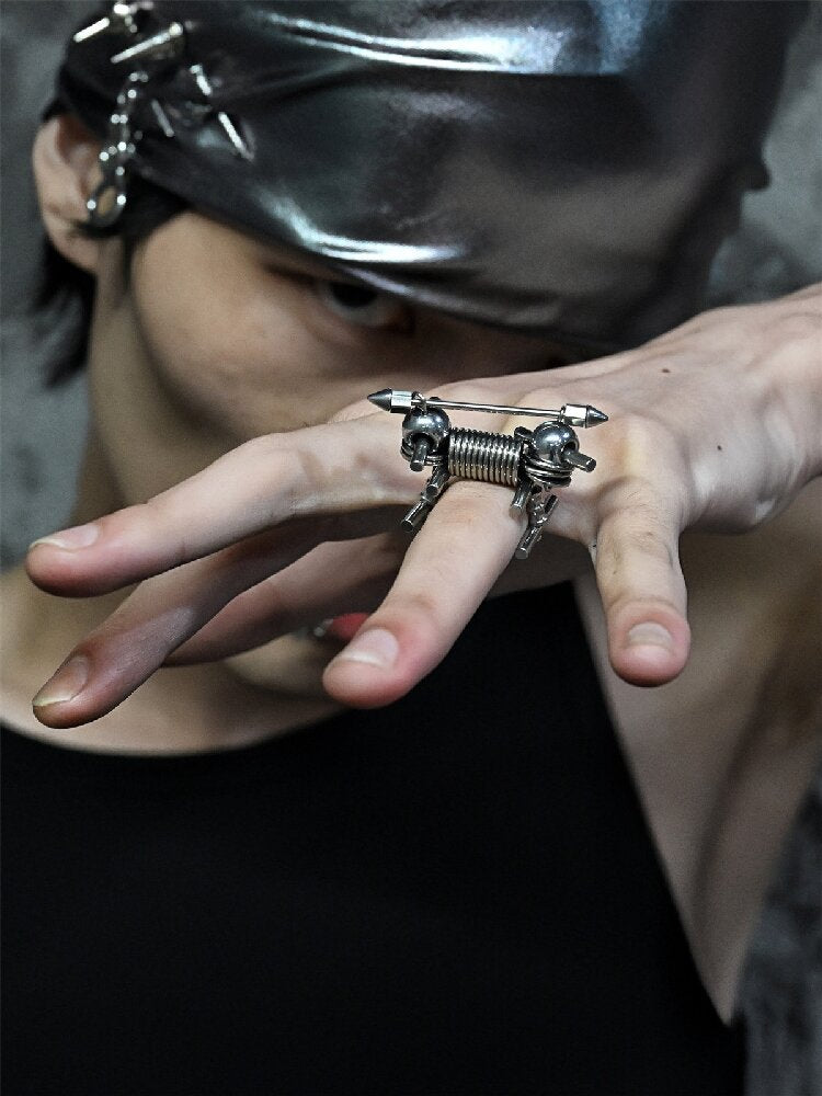 Hardcore Punk Mechanical Open Ring【s0000018872】