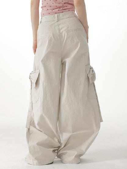 Apricot Bow High Waisted Trousers【s0000017150】