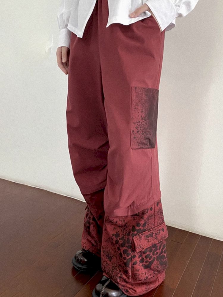 High Waisted Straight Leg Pants【s0000012270】