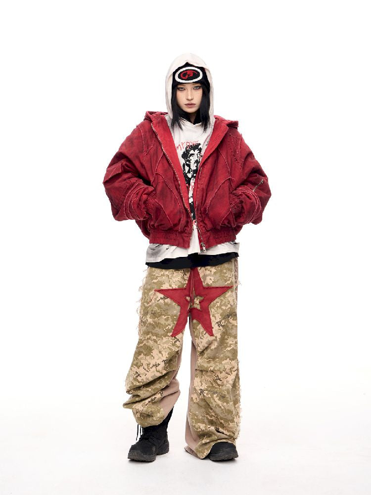 Raw Edge Short Cotton Jacket【s0000011355】