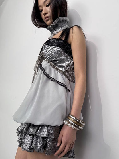 Multi-Layer Pleated Puffy Cake Skirt【s0000012215】