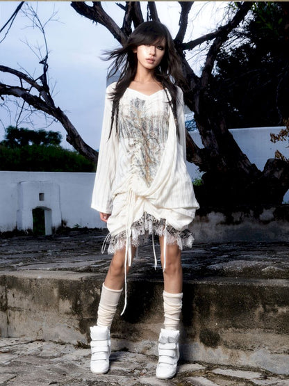 Slim-Fit Printed Long-Sleeve T-Shirt【s0000013899】