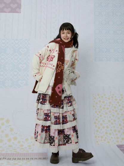 Bear Bow Knitted Cardigan Jacket【s0000015041】