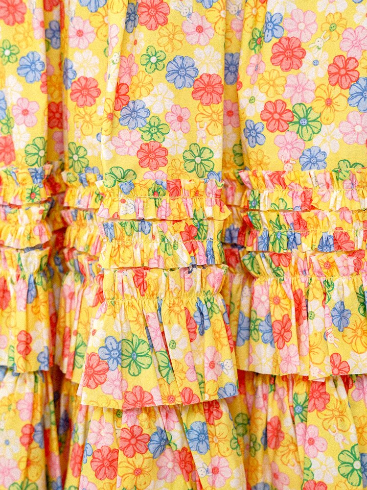 Floral Heavy Work Lace Cake Skirt【s0000016114】