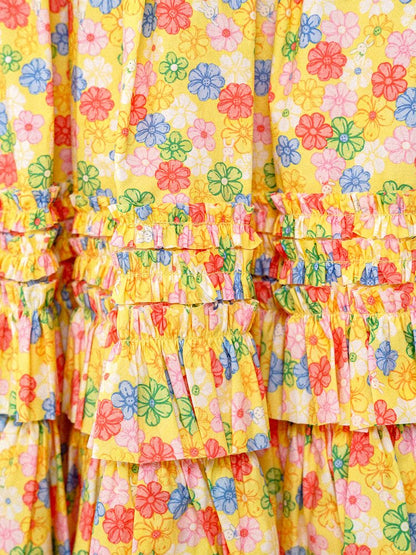 Floral Heavy Work Lace Cake Skirt【s0000016114】