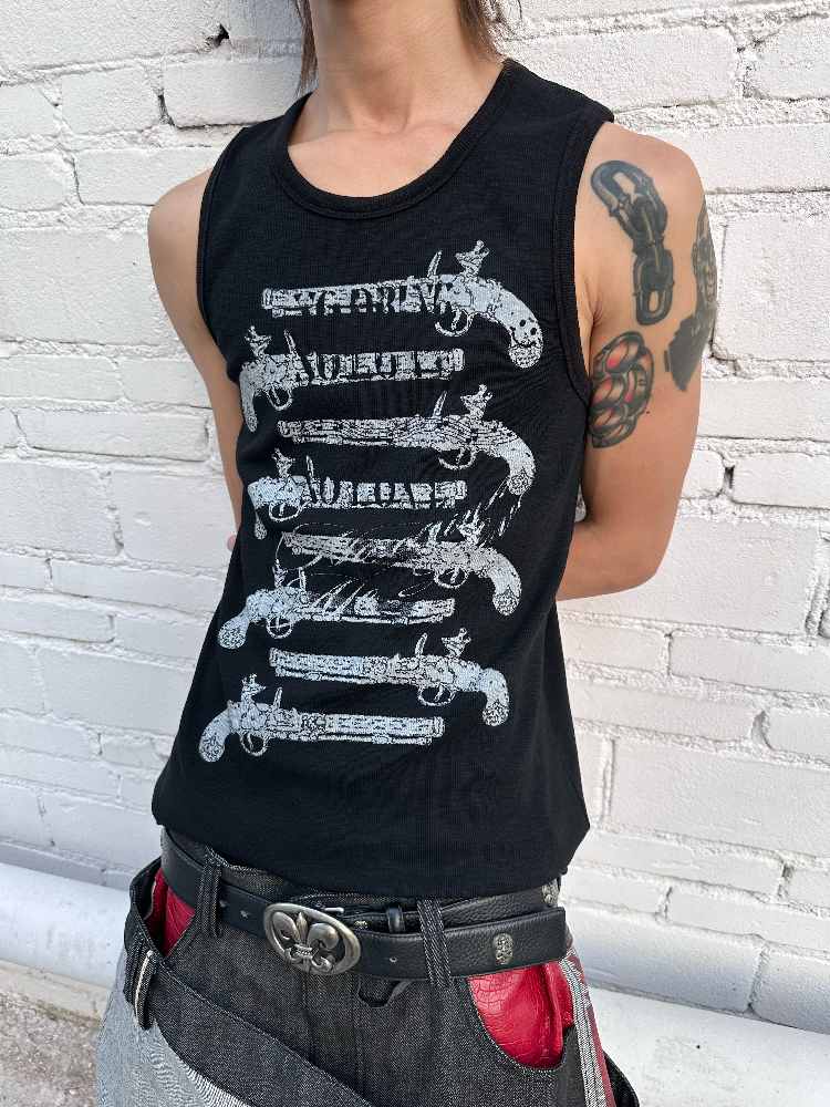 Full Solo Fire Gun Sleeveless Vest【s0000016967】
