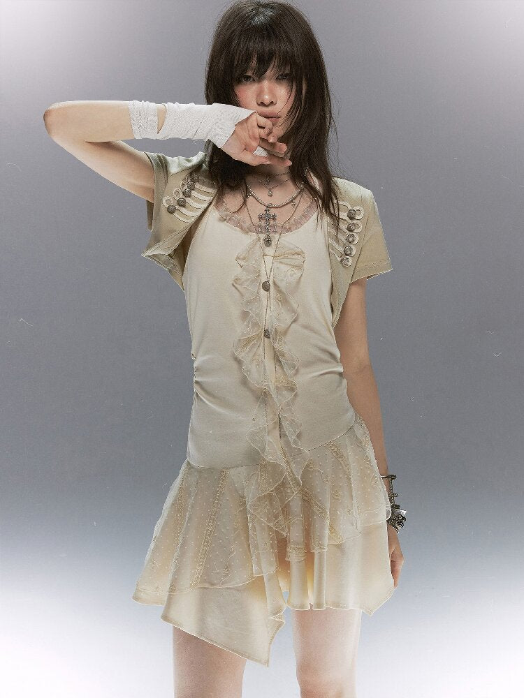 Knight of the Castle Lace Dress【s0000017048】