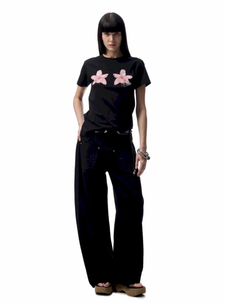 Old washed scimitar jeans【s0000012391】