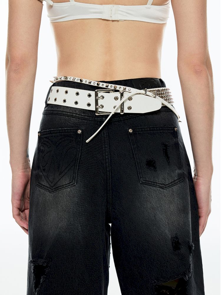 Heavy Duty Studded Punk Style Belt [s0000006304] 