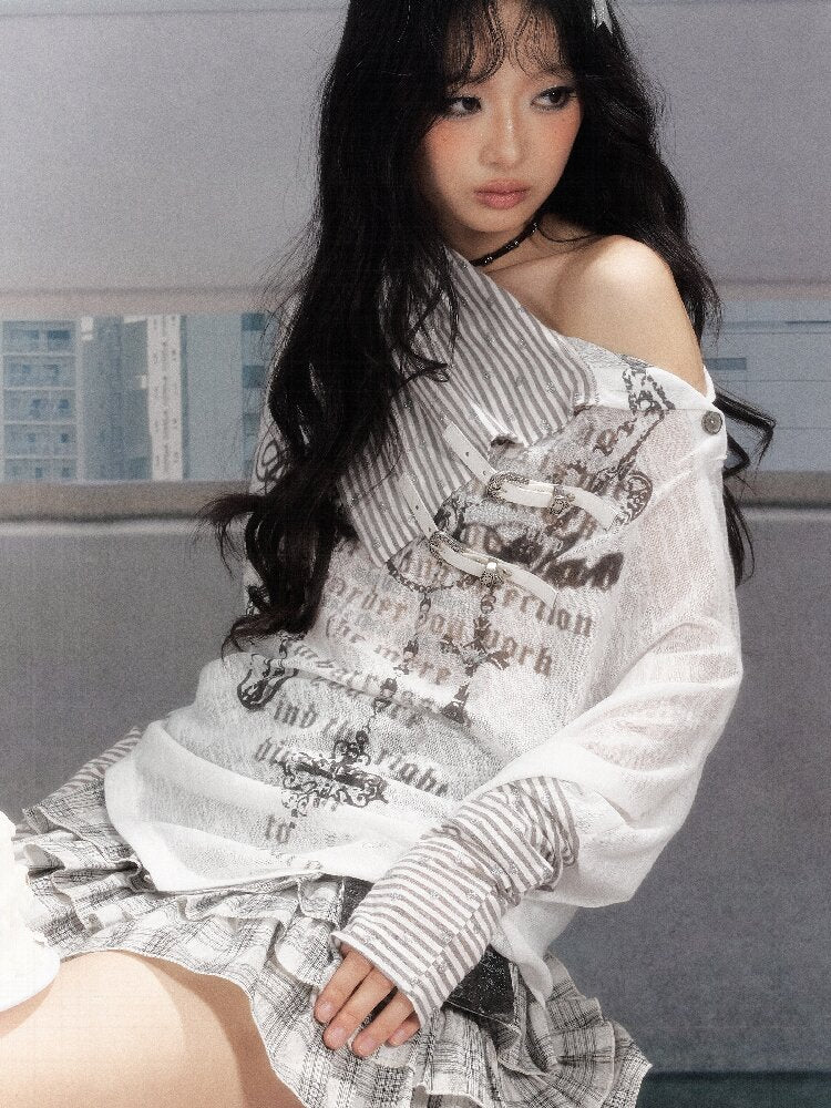 Summer Light Bat Sleeve Smock【s0000016266】