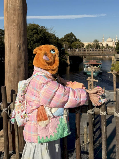 Quilted Cute Illustration Backpack【s0000012766】