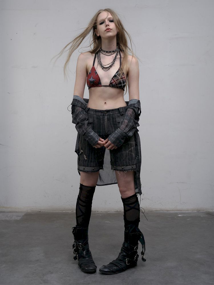 Low Rise Straight Leg Mid Pants【s0000012318】