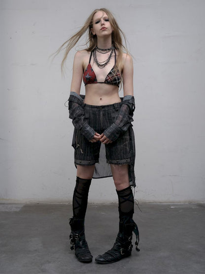 Low Rise Straight Leg Mid Pants【s0000012318】