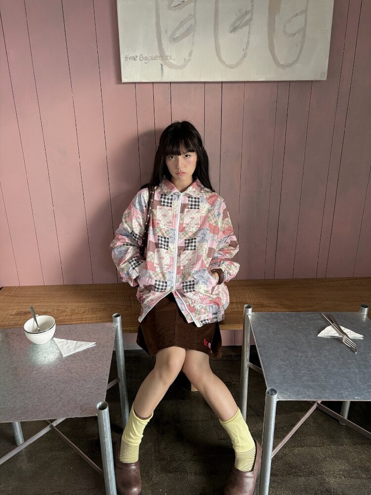 Patchwork Printed Loose Versatile Jacket【s0000019084】