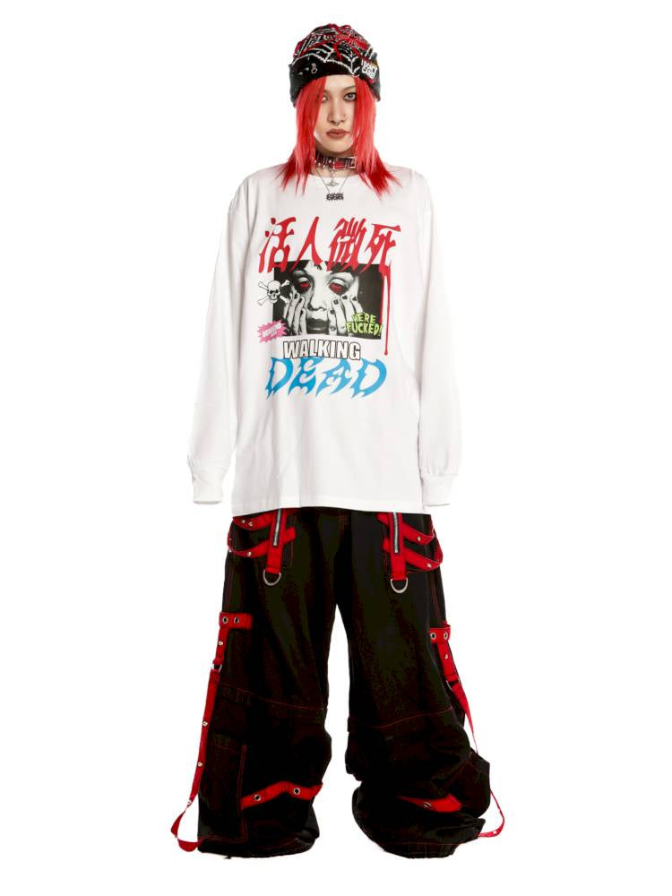 American punk subculture long-sleeved sweatshirt【s0000014376】