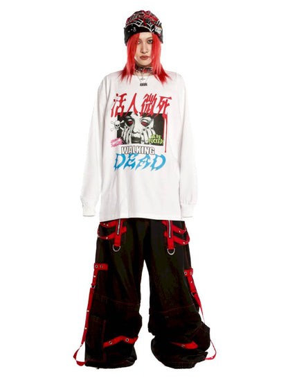 American punk subculture long-sleeved sweatshirt【s0000014376】