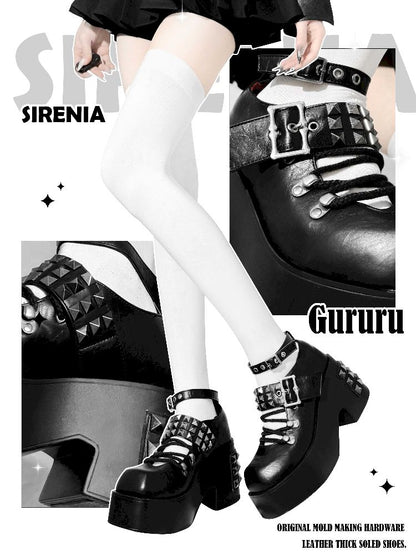 Y2K girl thick-soled shoes【s0000012964】