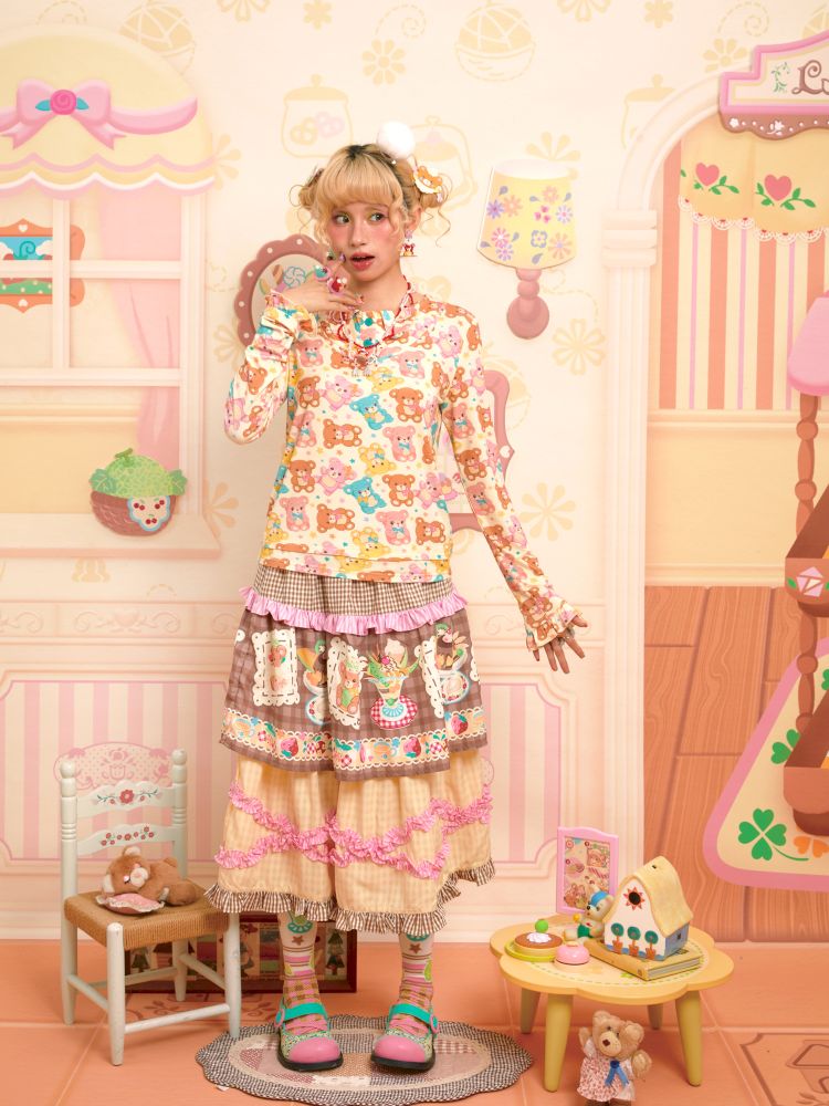 Long Sleeve Stretch Bottom Innerwear【s0000013698】