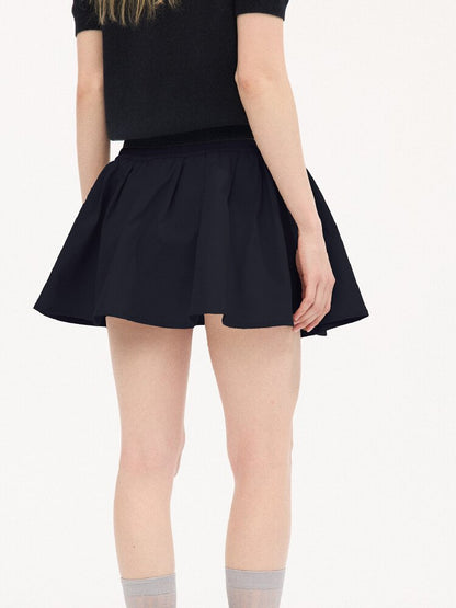 Elasticated Contrast Puffy Skirt【s0000015900】