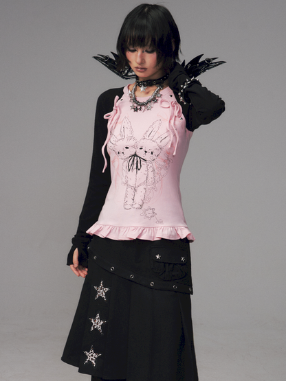 Stretch Slim-Fit Raglan Sleeve T-Shirt【s0000014457】