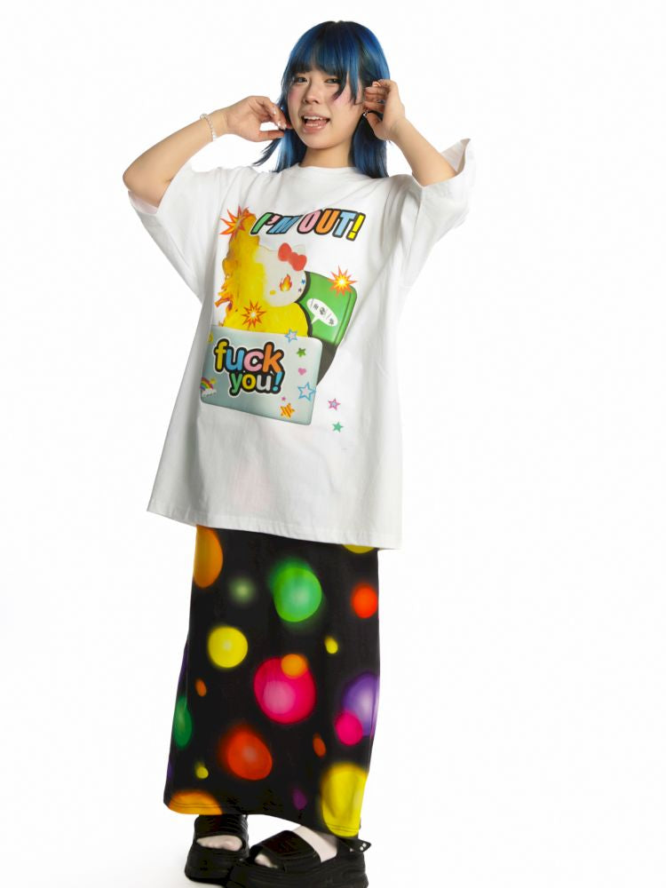 Streetwear loose cotton T-shirt【s0000013171】