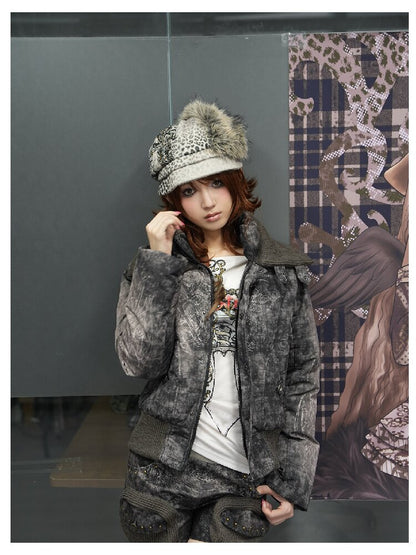 Mysterious Pattern Down Jacket【s0000018079】