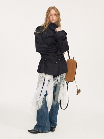 Double Drawstring Trench Coat【s0000015902】
