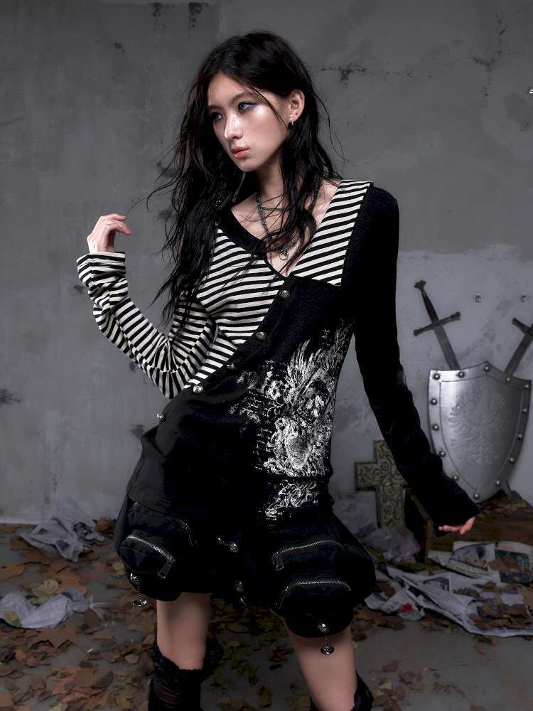 Five-Pointed Star Knit Base Top【s0000014655】