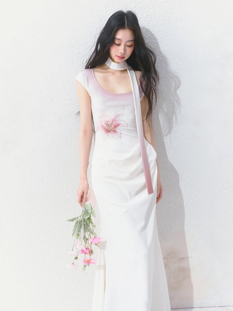 Atmosphere Printed Skinny Dress【s0000012146】