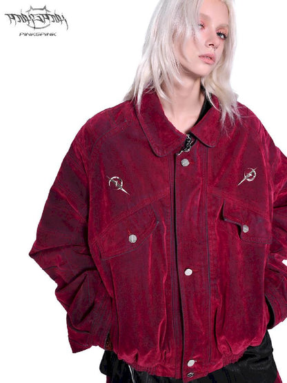 Y3K 벨벳 데님 재킷 [S0000011023]