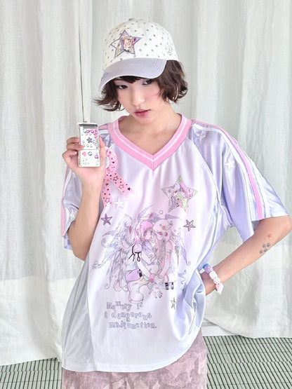 Spliced Short Sleeve Jersey【s0000016667】