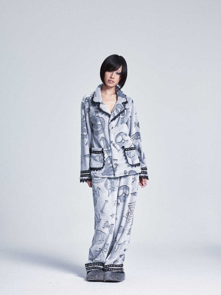 Soft Double Sided Fleece Pajamas【s0000015557】