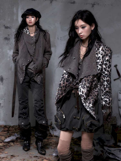 Chanel-Style Reversible Fleece Coat【s0000014462】