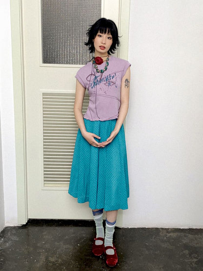 Irregular Short Sleeve Loose T-shirt【s0000012282】