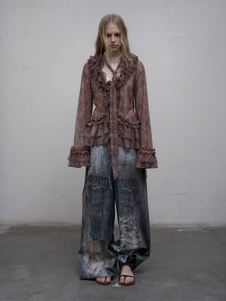 Long Sleeve Flared Sun Protection Shirt【s0000012328】