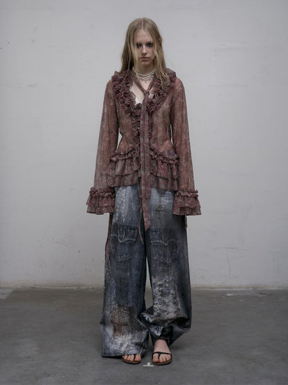 Long Sleeve Flared Sun Protection Shirt【s0000012328】