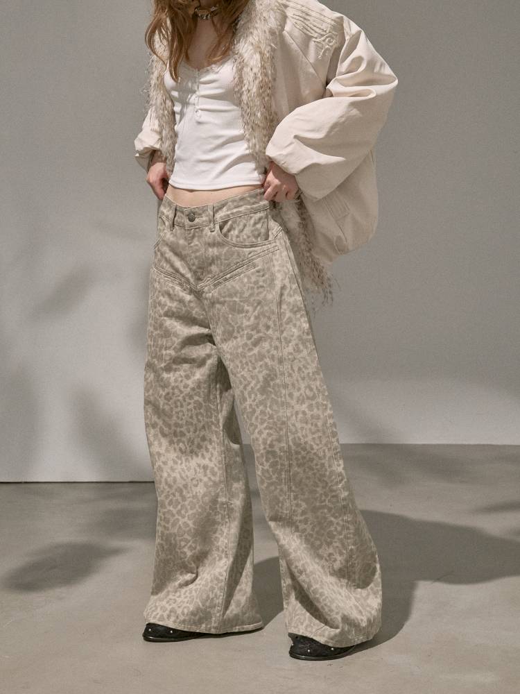 Straight-Leg Wide-Leg Jeans【s0000014389】