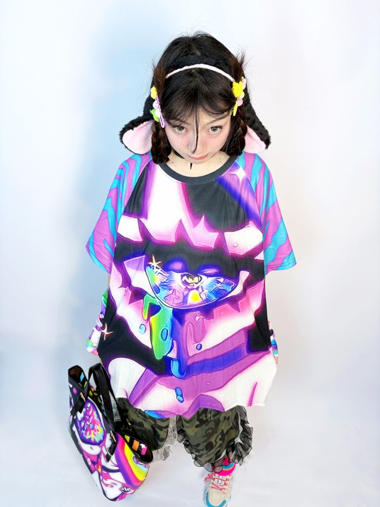 Cartoon Print Short Sleeve T-Shirt【s0000013732】