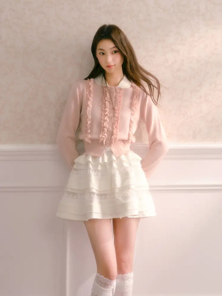 Short-Sleeve Sweater Jacket【s0000014336】