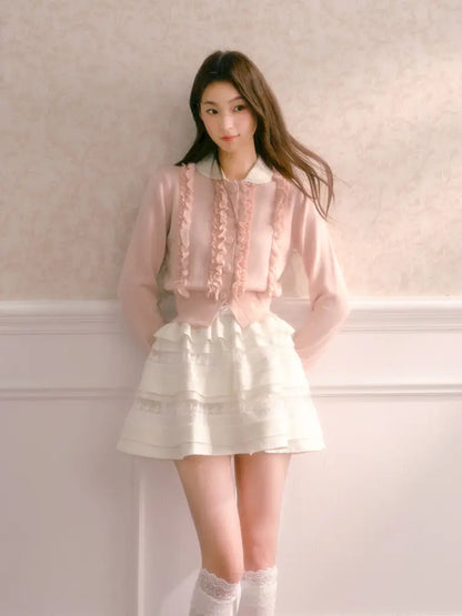 Short-Sleeve Sweater Jacket【s0000014336】