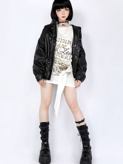 Cyberpunk Style Thigh High Boots【s0000011711】