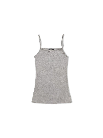 Tencel Wool Bow Strap Basic Top【s0000017924】