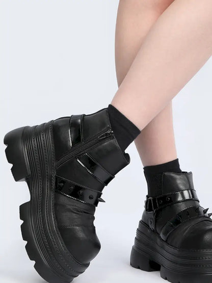 Chunky Sole Short Boots【s0000014185】