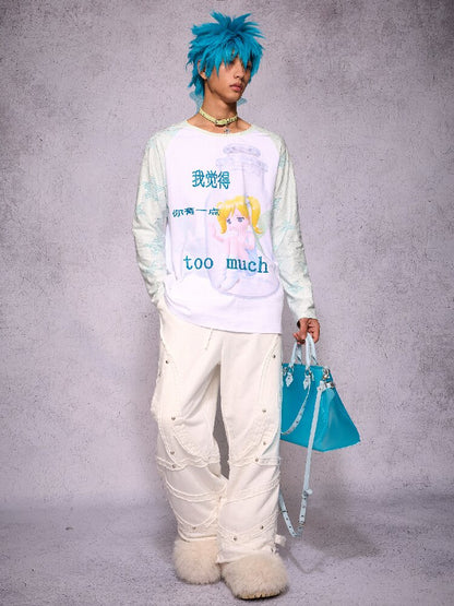 Elf Girl Printed Long Sleeve Top【s0000018731】