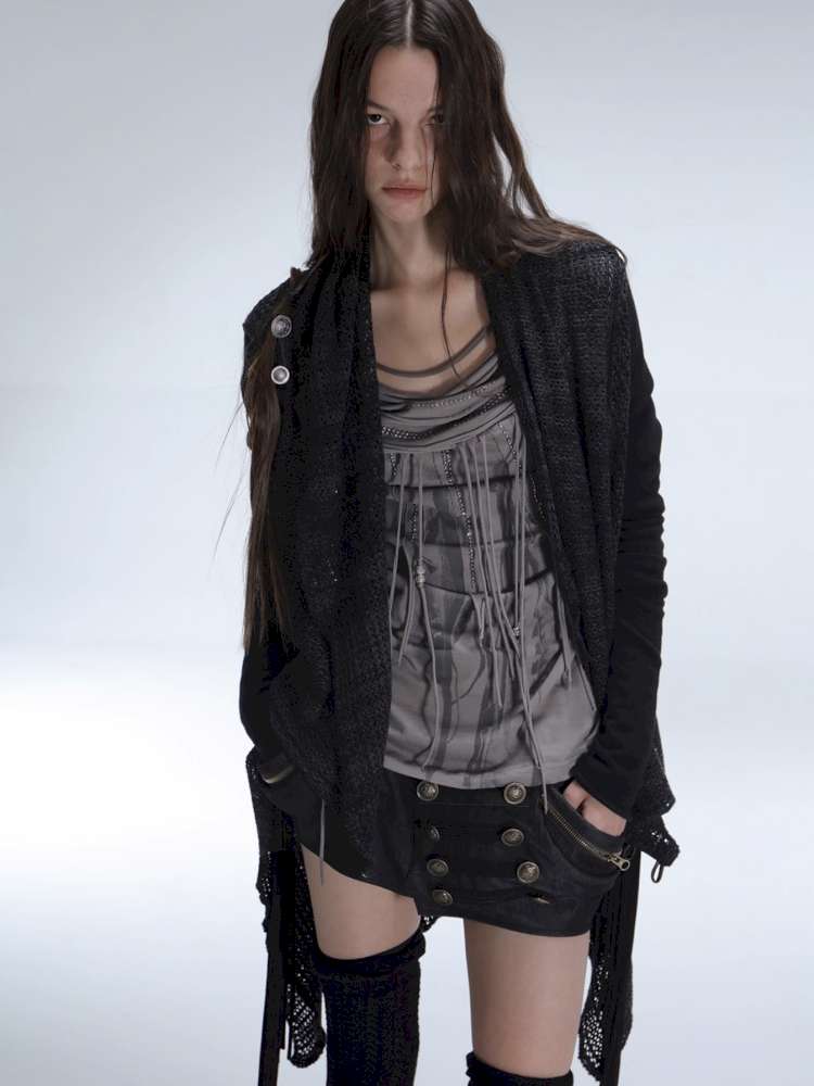 Slim Wandering Wind Tassel Cardigan【s0000014713】